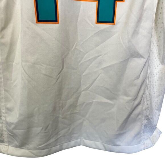 Nike On Field NFL Miami Dolphins Landry 14 White Football Jersey Shirt Mens sz L - Picture 10 of 15